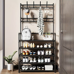 Standing Coat Rack Shoes Garment Clothes Hat Coat Rack 4 5 Layers