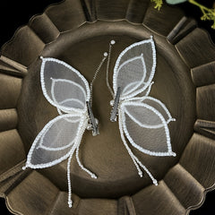 Butterfly Hair Clips Non-Slip Duck Billed Clip Wedding Headwear