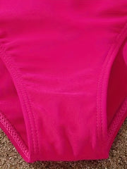 Sweet Heart Graphic Cover Up Splicing Cami Top Briefs Set