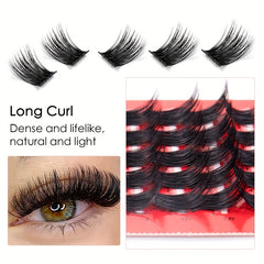 DIY Cluster Lashes Thick False Eyelashes Self Grafting Extension
