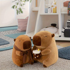 Cute Plush Toy with Scarf - Perfect Birthday Gift for Friends