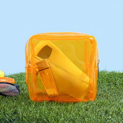 Clear PVC Waterproof Lipstick Bag Travel Portable Roomy Zipper Pouch Makeup Bag