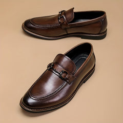Boys Vintage Loafer Shoes Lightweight Breathable Slip On Low Top