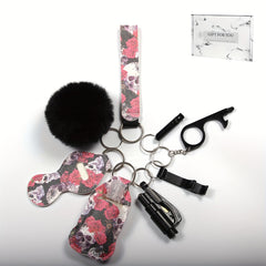 8pcs Self Defense KeyChain Protective Accessories Set Men