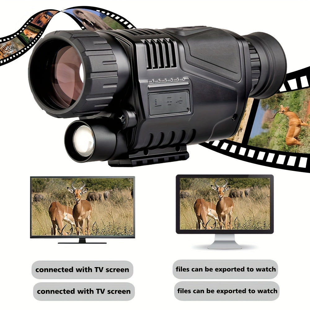 Night Vision Monocular 8x Digital Zoom w/ 32G Memory Card & Storage Bag