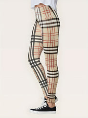 Christmas Snowflake Print Leggings for Women