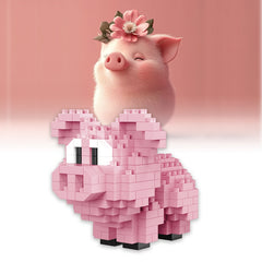 Cute Piggy Duck 3D Building Block Model Puzzle Gift