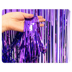 2Packs Fringe Curtain Backdrop for Party Decoration