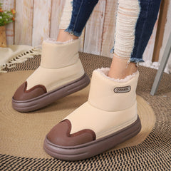 Women's Winter Snow Short Boots Plus Velvet Thick Warm Anti Slip Wear Resistant