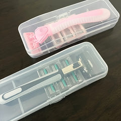 Portable Shaver Storage Box Manual Shaver Travel Case
