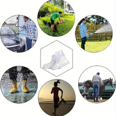 Silicone Outdoor Shoe Cover Latex Cycling Rain Boot Cover