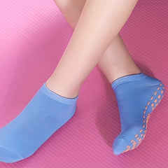 5 Pairs Yoga Socks Non Slip with Grips for Fitness Pilates Ballet Dance