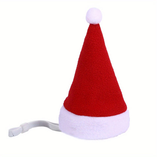 Plush Pet Christmas Party Costume Hat For Cat Dog