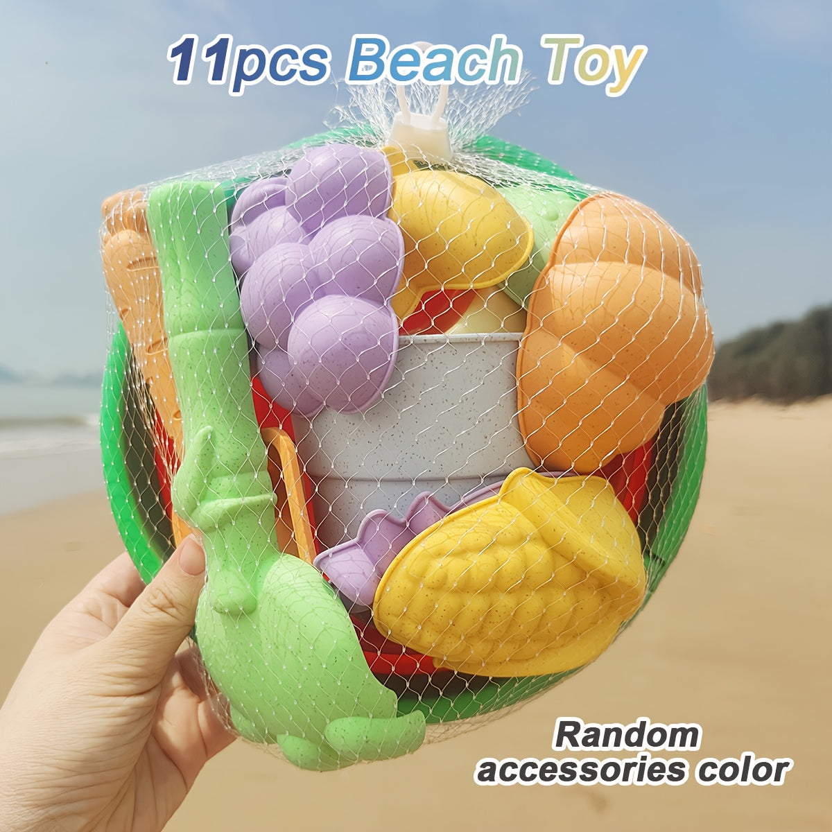11pcs Watermelon Beach Sand Toys Set Durable PP Material