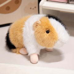 Realistic Guinea Pig Stuffed Animal Toy Plush Soft Cuddly Small Pet Doll Gift