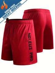 Men's Drawstring Basketball Sport Shorts Quick drying Breathable Casual Pants