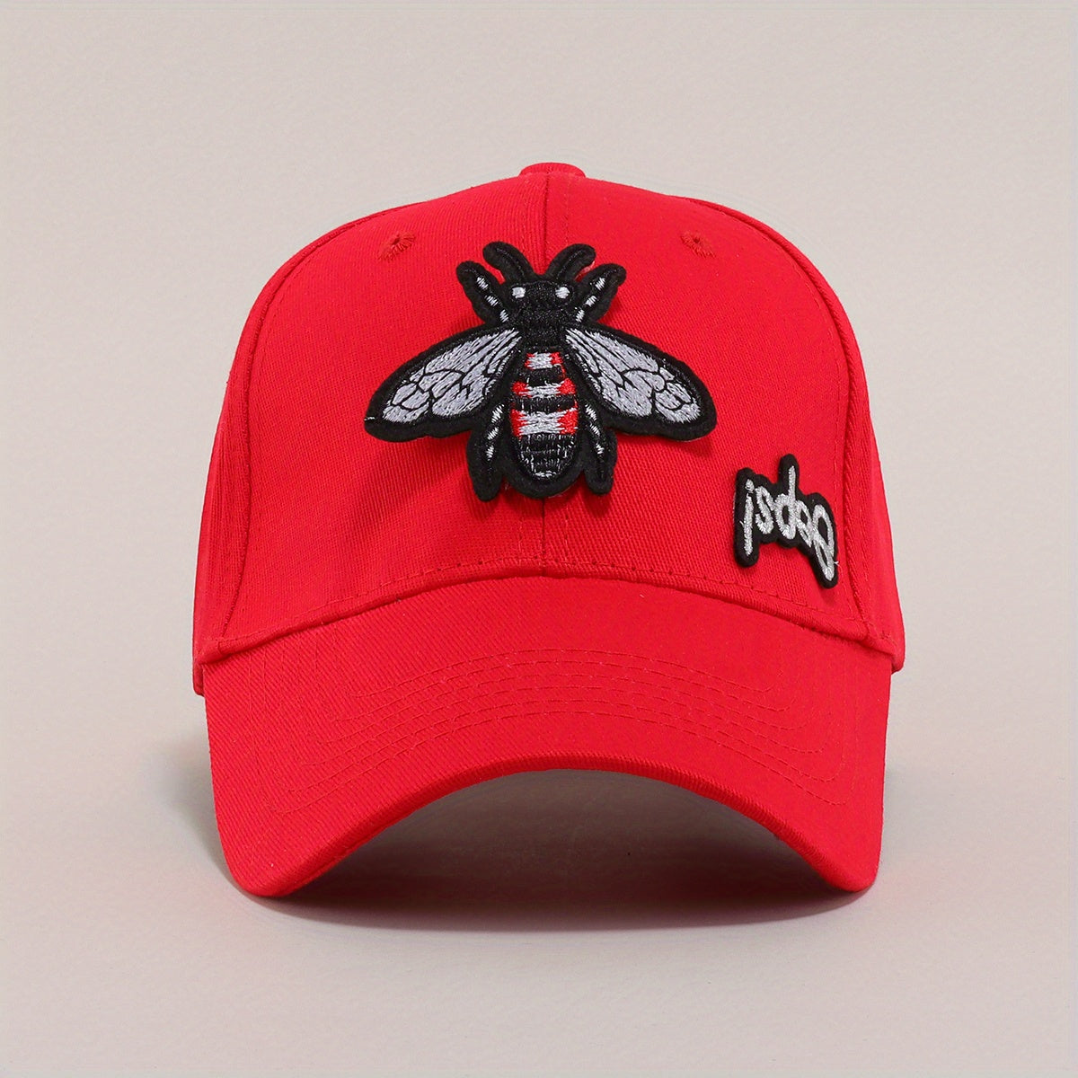 Bee Patch Baseball Cap Anime Couple Dad Hat Unisex Sun Hats
