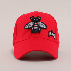 Bee Patch Baseball Cap Anime Couple Dad Hat Unisex Sun Hats