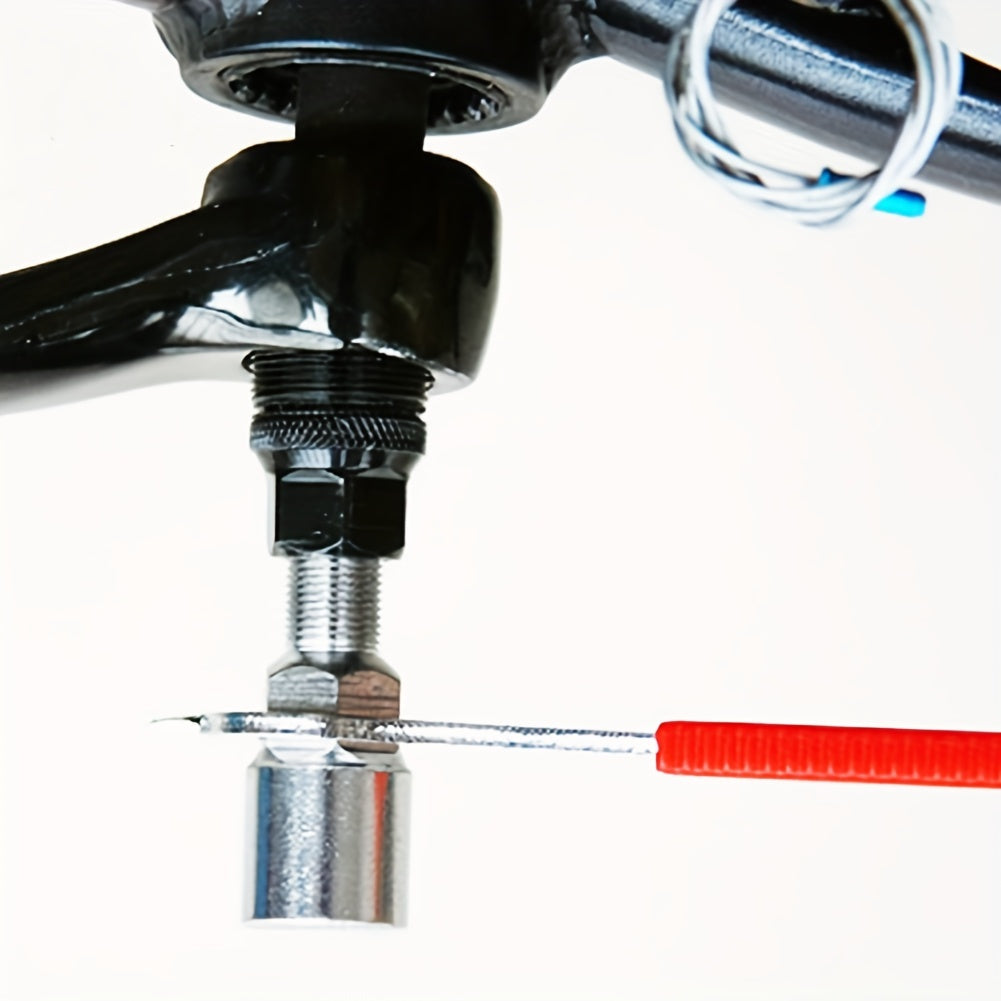 3pcs Bicycle Repair Tool Set Axle Puller Crank Remover Wrench Garage Supplies