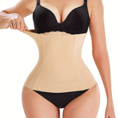 Seamless Steel Boned Women's Waist Trainer Tummy Control Slim Girdle Belt