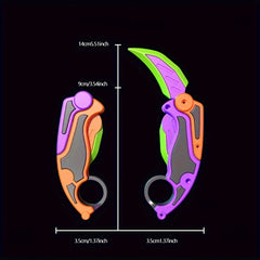 3D Gravity Butterfly Claw Radish Decompression Toy