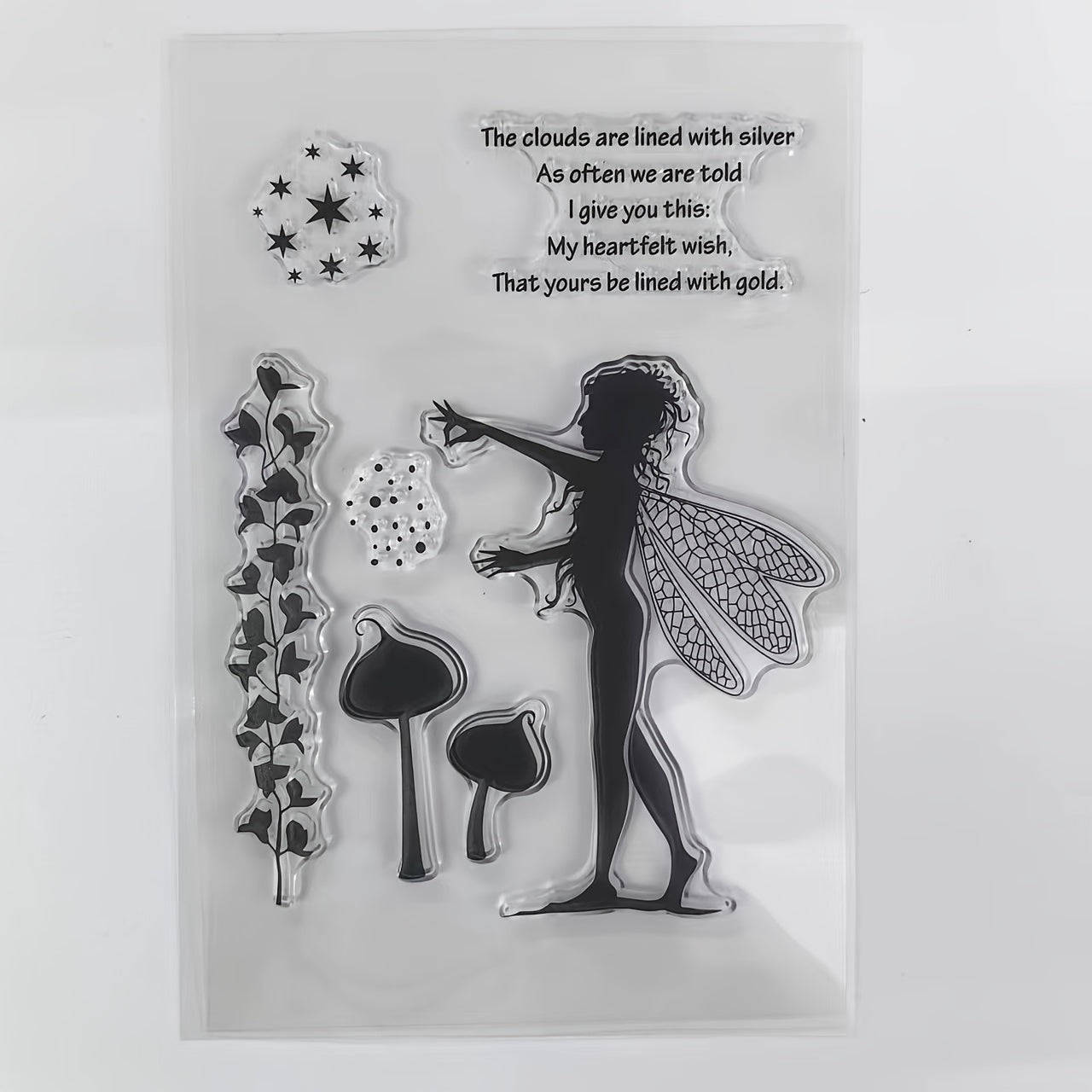 Hand In Hand Clear Stamps Father's Transparent Stamp DIY Craft Making