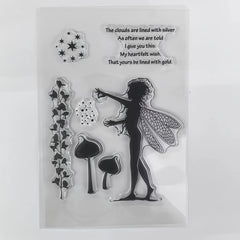 Hand In Hand Clear Stamps Father's Transparent Stamp DIY Craft Making