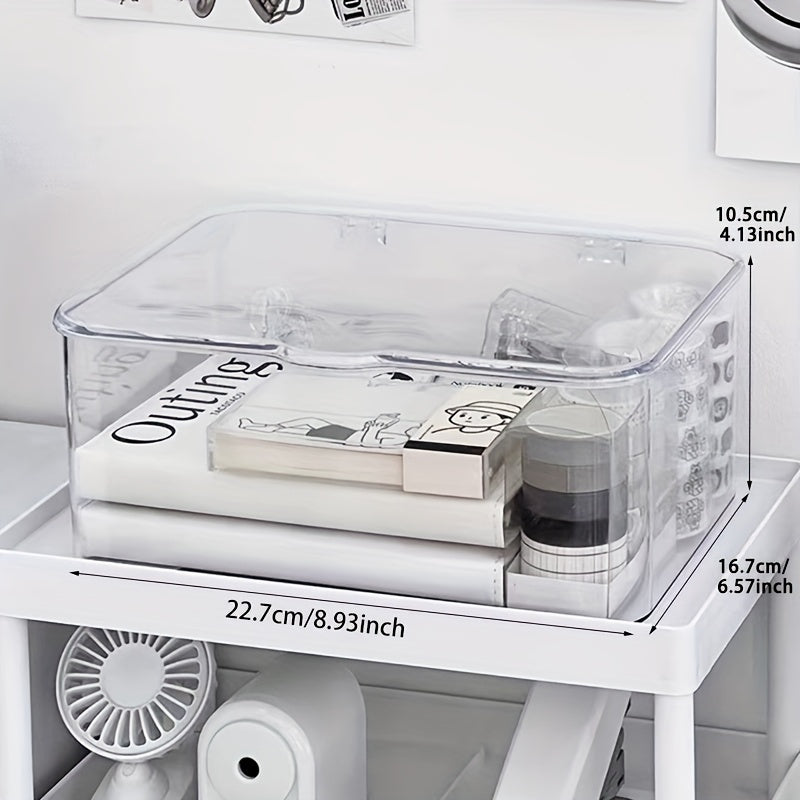 Office Supplies Storage Box Large Capacity for Tidy Workspace