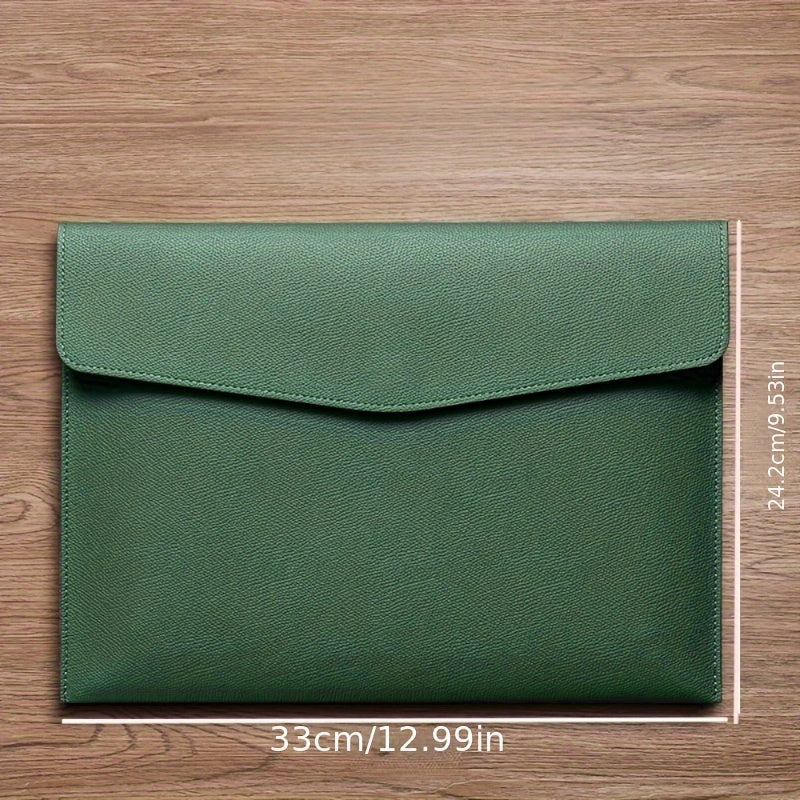 High End Business Waterproof Faux Leather File Bag A4 Paper File Bag