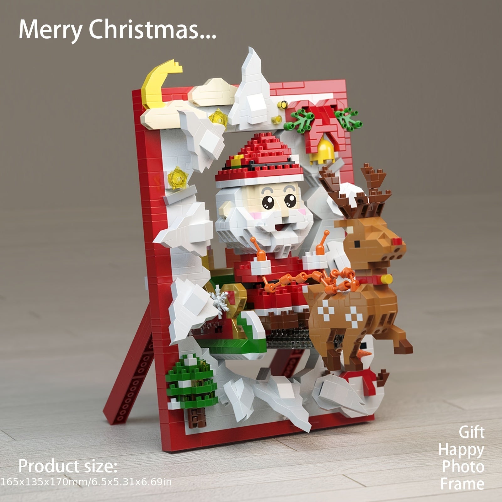 Santa Miku 3D Print Blocks Holiday Decor Birthday Gift