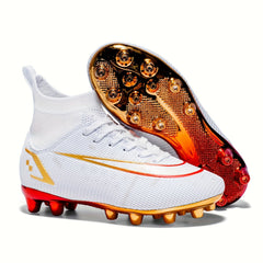 High Top Non Slip AG Football Cleat for Boys
