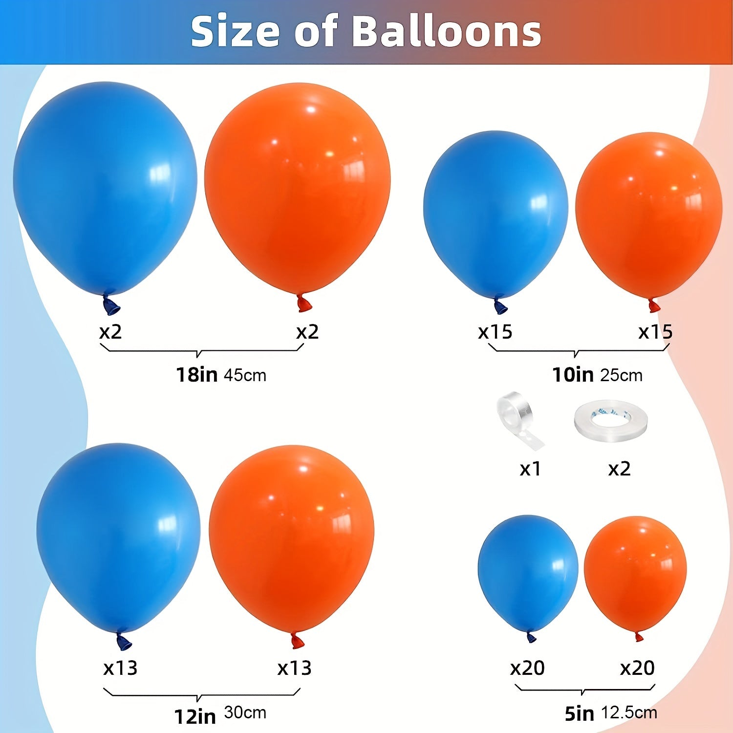 100pcs Orange Balloon Garland Kit for Birthday Graduation Space Themed Party