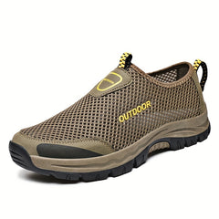 Men's Slip on Sneakers Outdoor Walking Shoes Comfortable Breathable