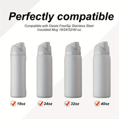 4pcs Water Bottle Top Lid Replacement for Owala 19 24 32 40oz