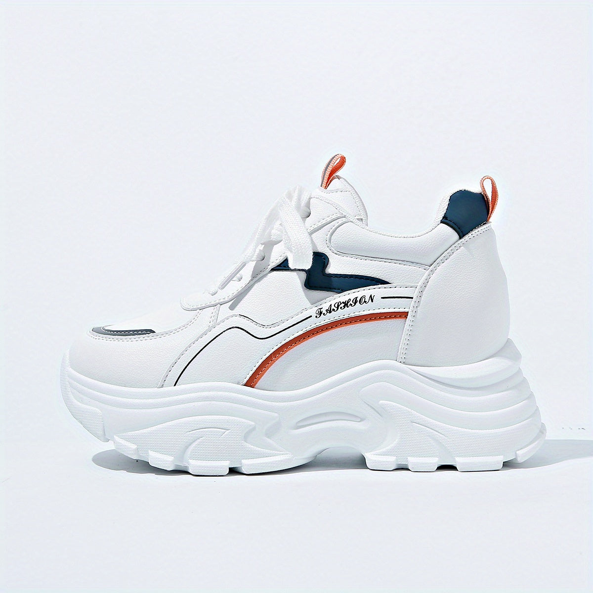 Women's Thick Bottom Sport Shoes Lightweight Non slip Chunky Sneakers