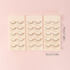 Beauty Training Lashes for Eyelash Extension Practice - 15 Pairs