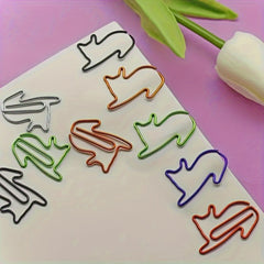 Cat & Dog Paper Clips Bookmarks, Office Supplies, Desk Accessories