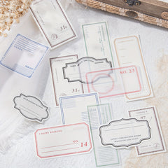 Double Framed Retro Hand Book Bottom Note Series