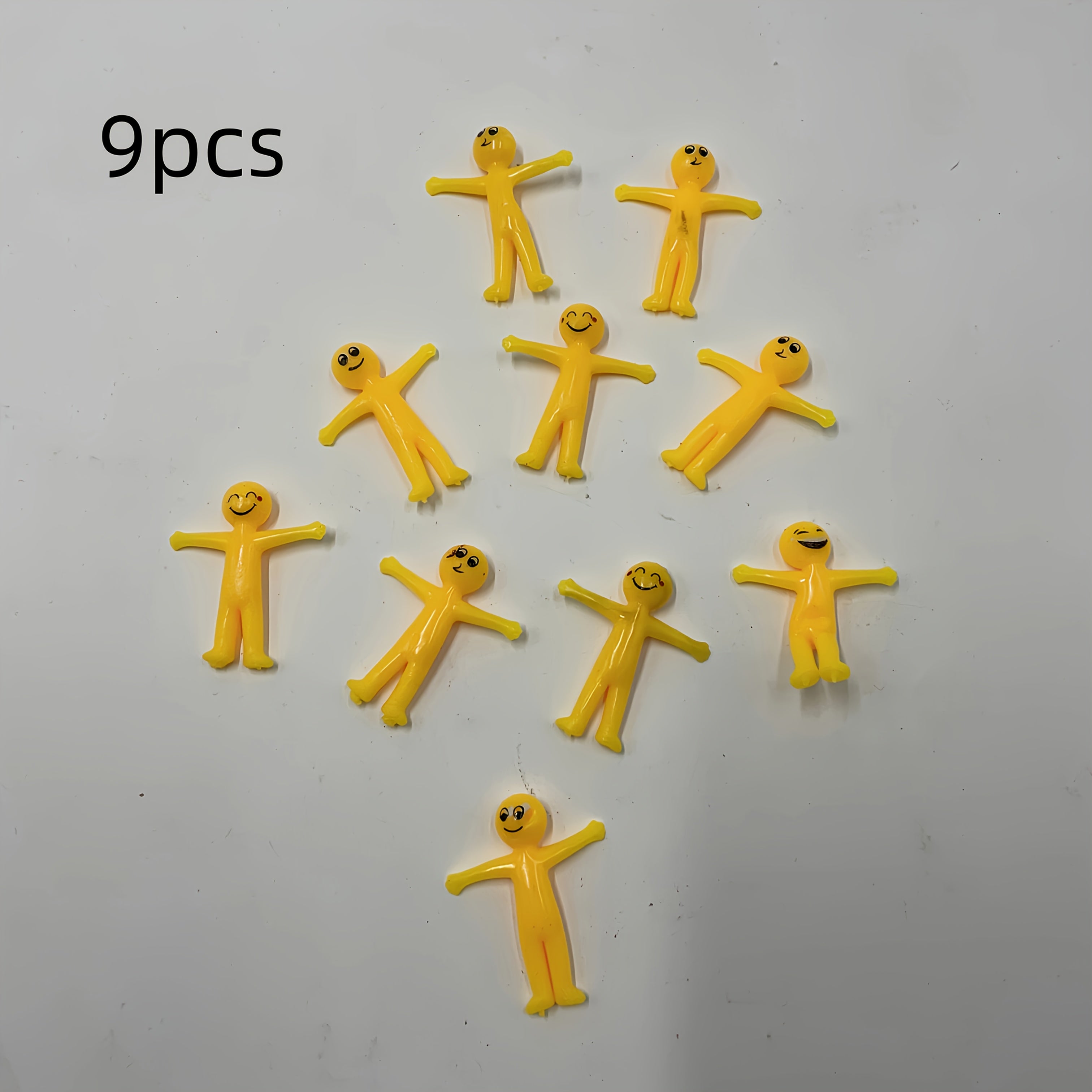 Stretchy Cartoon Yellow Stress Toy Foldable Figure