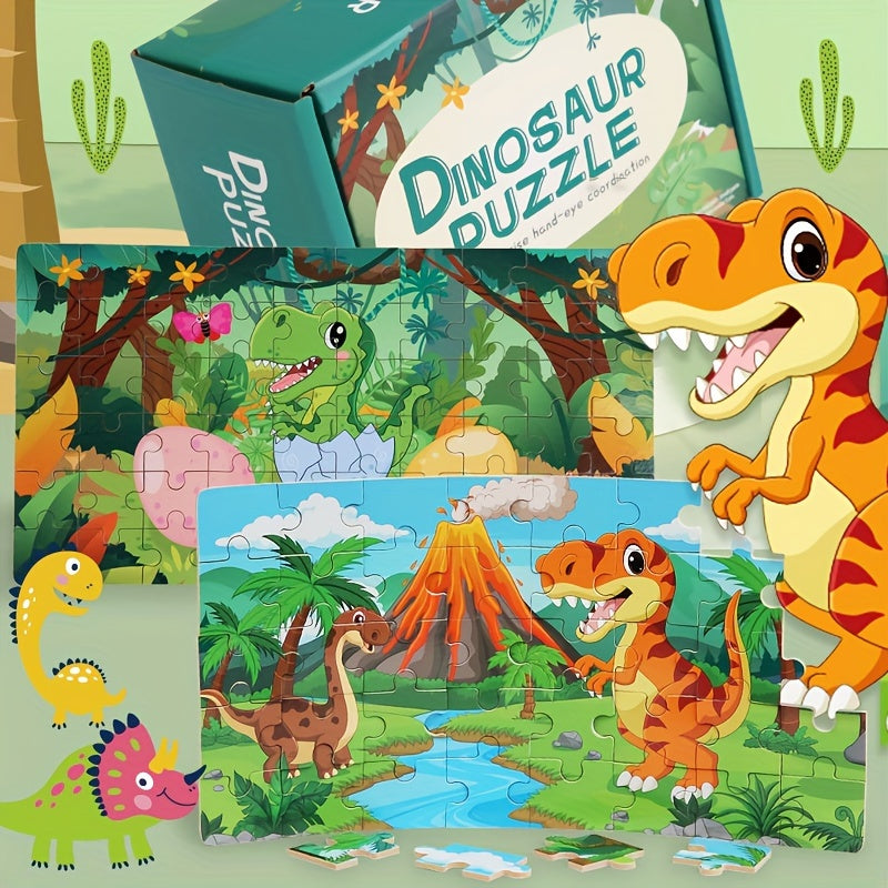 Dinosaur Puzzle for Kids - Educational Brain Teaser Game