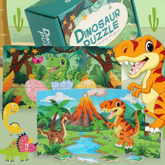 Dinosaur Puzzle for Kids - Educational Brain Teaser Game