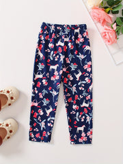 Toddler Girls Floral Unicorn Leggings Summer Clothes