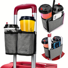 Travel Luggage Armrest Cup Storage Bag Drink Coffee Holder