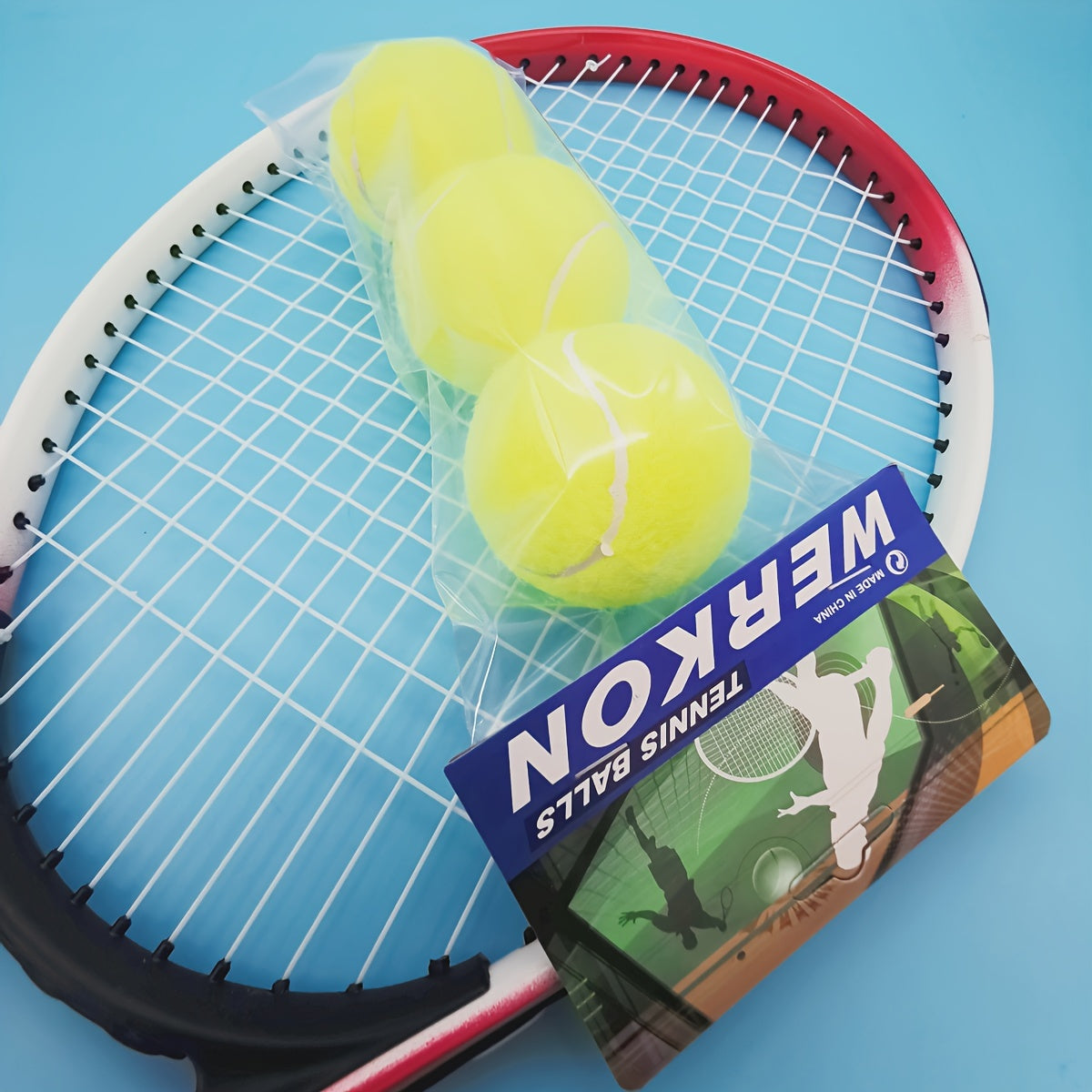 3pcs High Elastic Rubber Tennis Balls for Training and Competition