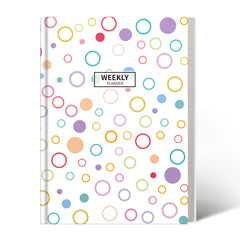 Undated Weekly Planner with Habit Tracker 5.8X8.5in