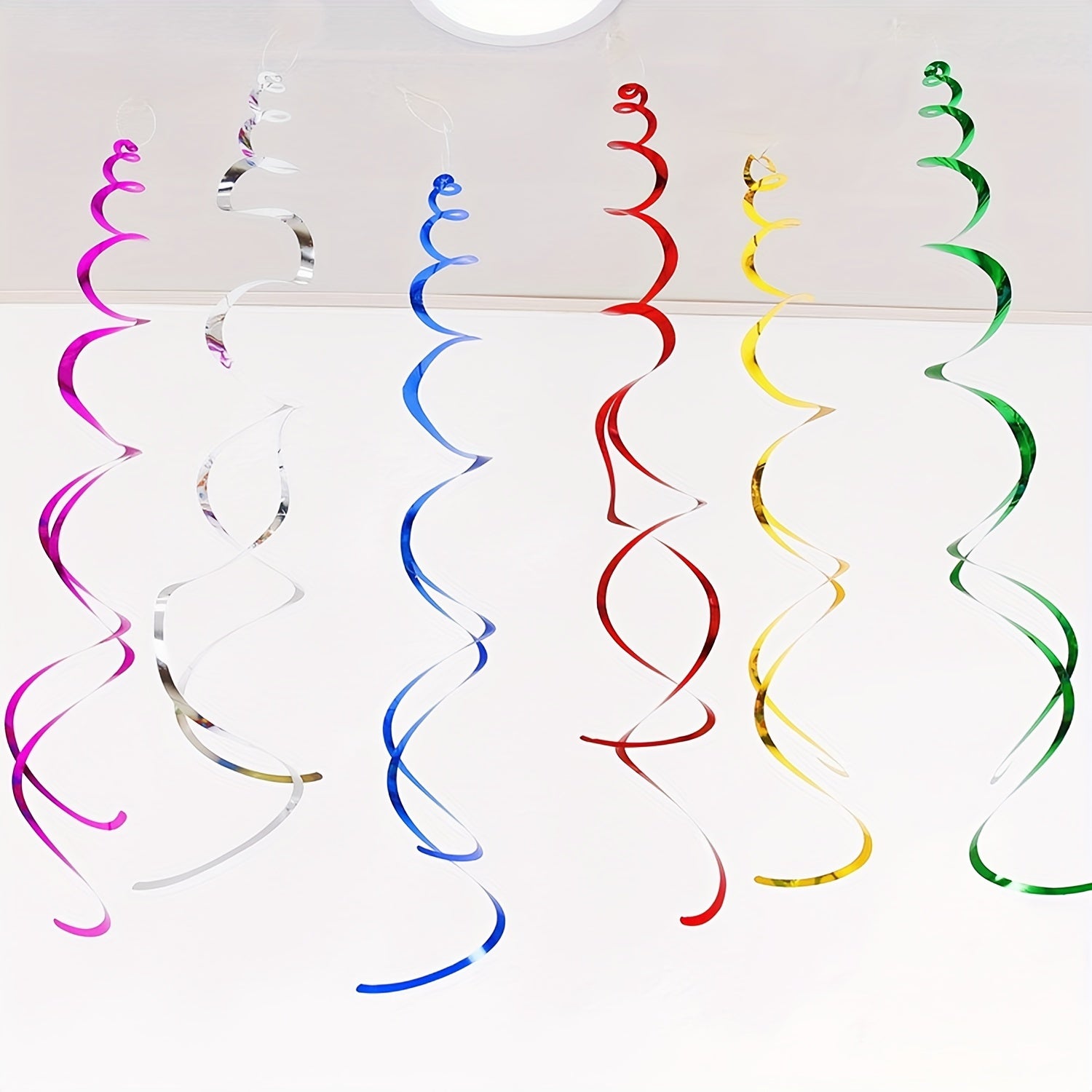 6pcs Hanging Streamers Sequin String Birthday Home Decor