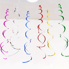 6pcs Hanging Streamers Sequin String Birthday Home Decor