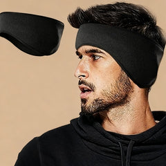 2pcs Heavy Duty Polar Fleece Earmuffs for Men & Women Winter Ear Warmers