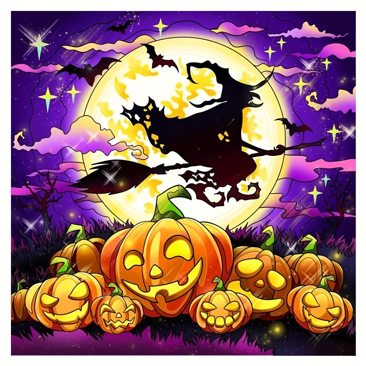 Halloween Pumpkin DIY 5D Diamond Painting Kit