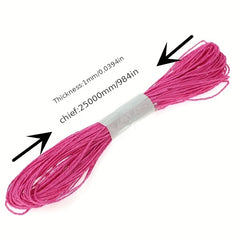 24 Colors Long Paper Rope Paste Painting DIY Material Kindergarten Decoration